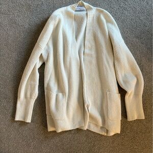 Old Navy Cream Open Front Cardigan